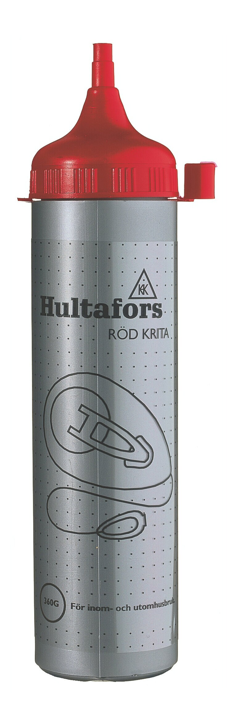 Product Image for Snörslåkrita, röd 360 g