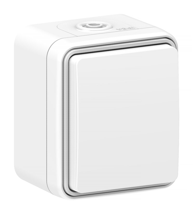 Product Image for Vägguttag, kapslat, utanpåliggande, med lock, Connect 2 Home