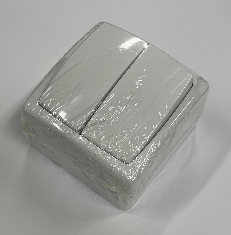 Product Image for Strömbrytare dubbel utanpåliggande 10A 250V