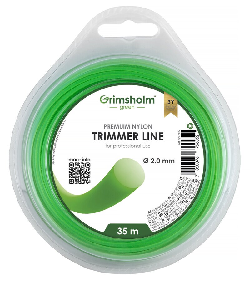 Product Image for Trimmertråd rund, 2,0 mm, 35 m