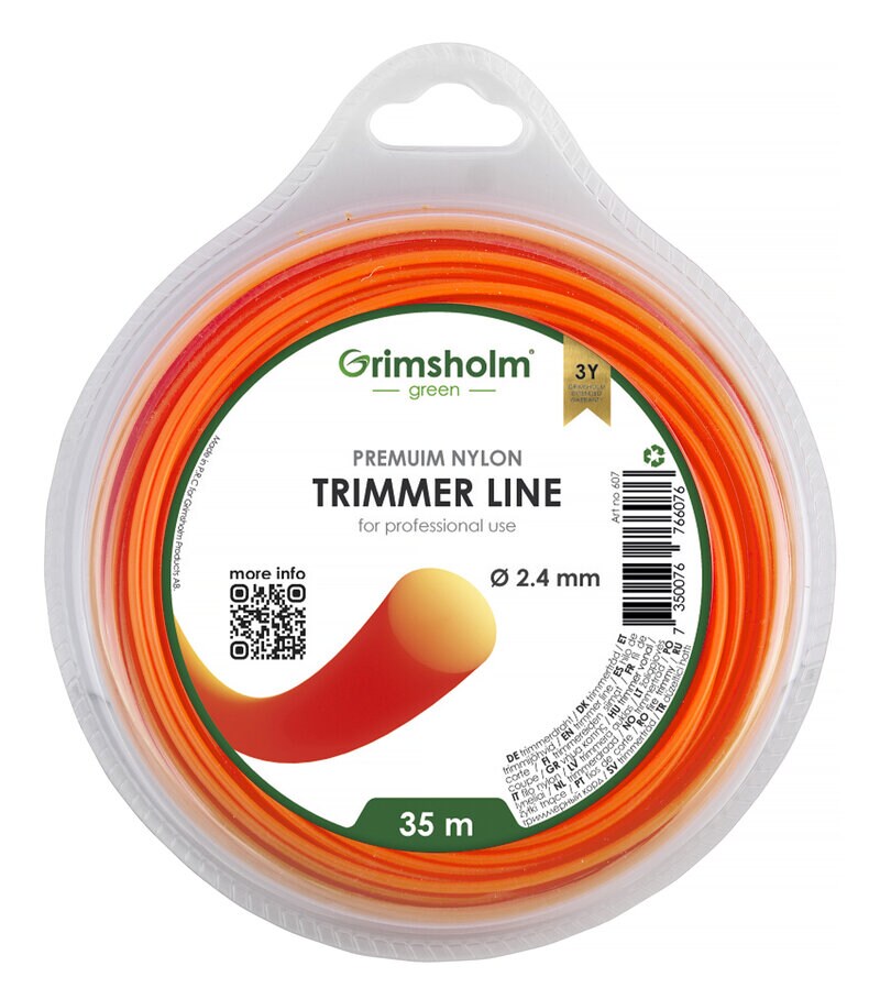 Product Image for Trimmertråd rund, 2,4 mm, 35 m