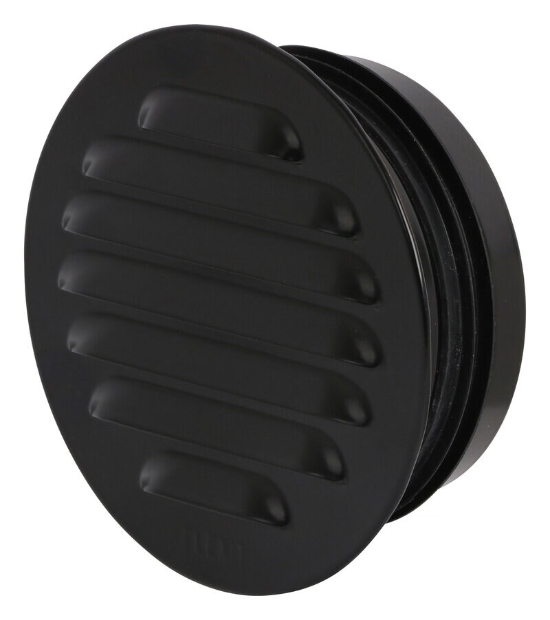 Product Image for Ventilgaller rund med stos, svart, 100 mm