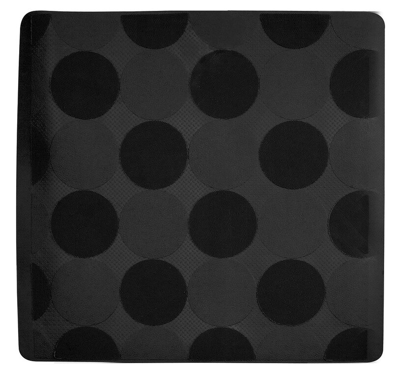 Product Image for Halkmatta Gardenia svart, 500 x 500 mm