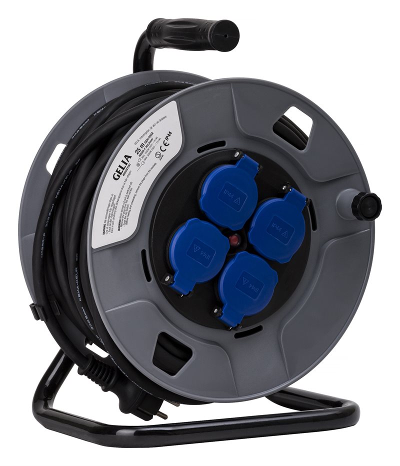 Product Image for Kabelvinda 25 meter, Jordad, H05RR-F 3G2.5, IP44