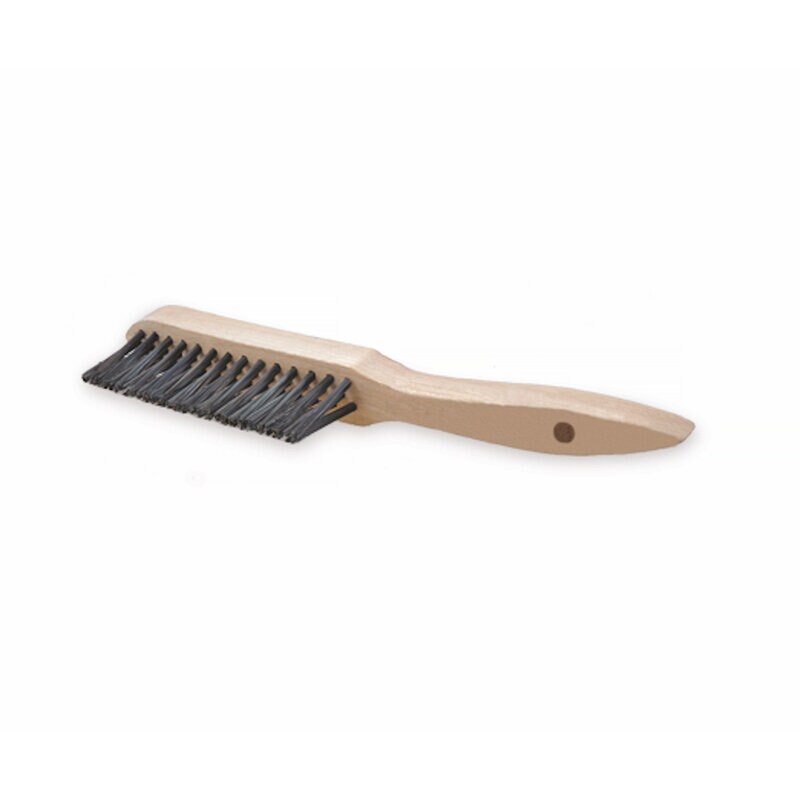 Product Image for Handstålborste trä, 3 rader