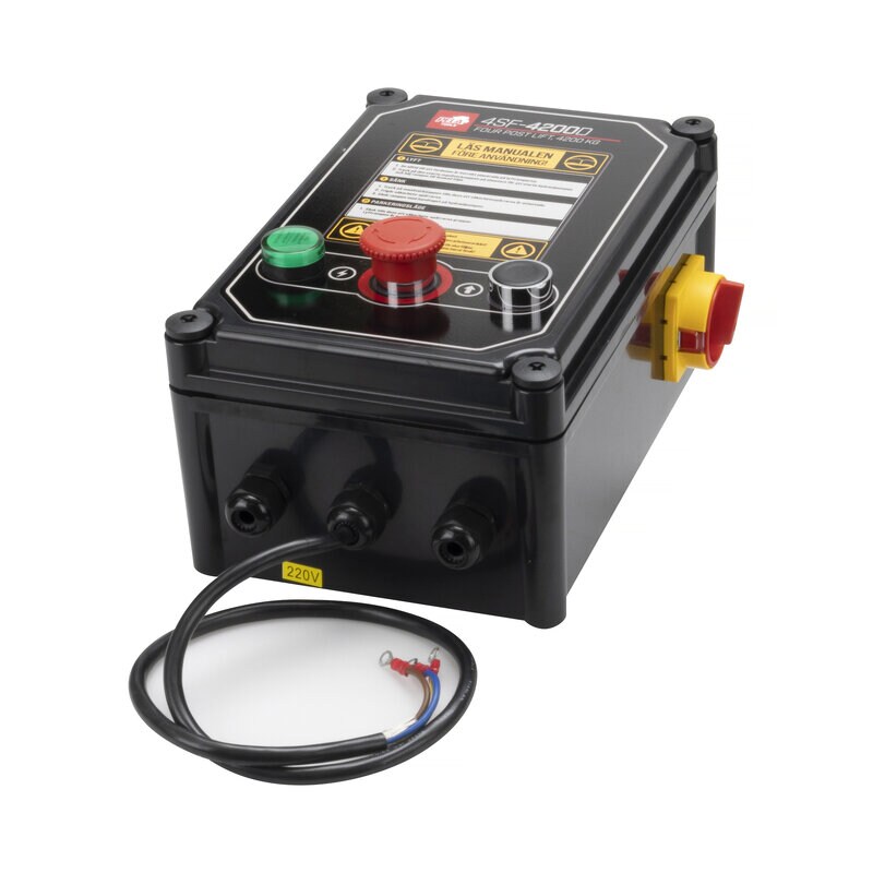 Product Image for Kontrollbox till parkeringslyft, fyrpelare, för 4 bilar