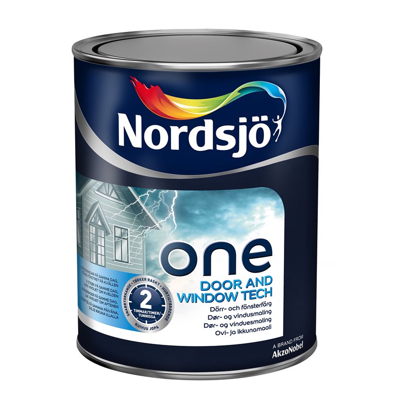 Product Image for One Door & Window Tech, vit, 1 L