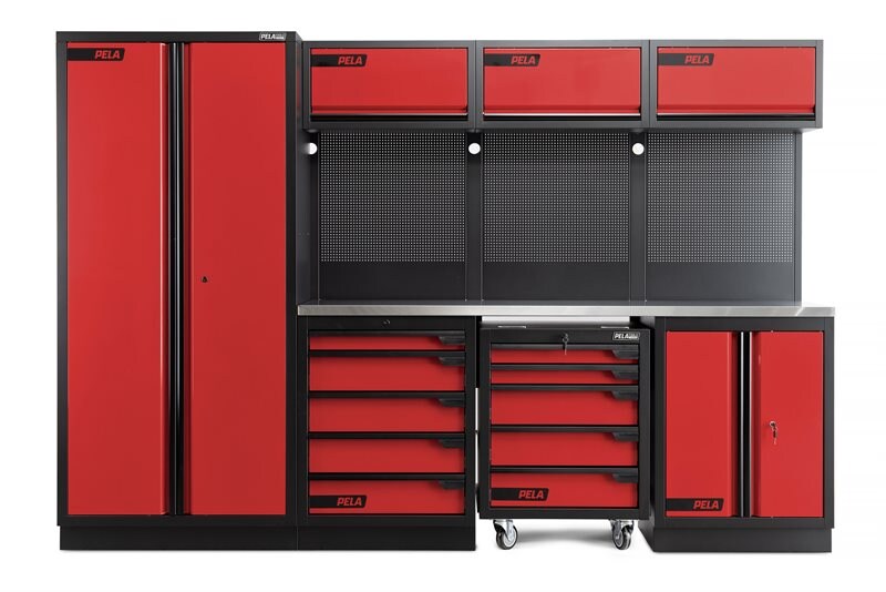 Product Image for Garageinredning 2.0, röd/svart