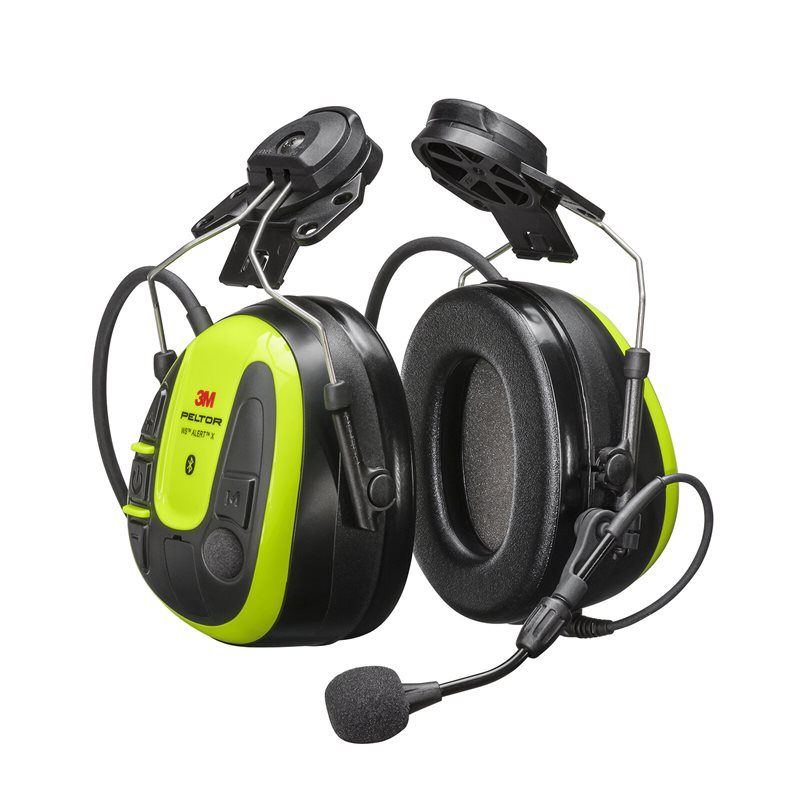 Product Image for Hörselkåpa WS ALERT X med hjälmfäste, kompatibel med mobilapp, MRX21P3E4WS6