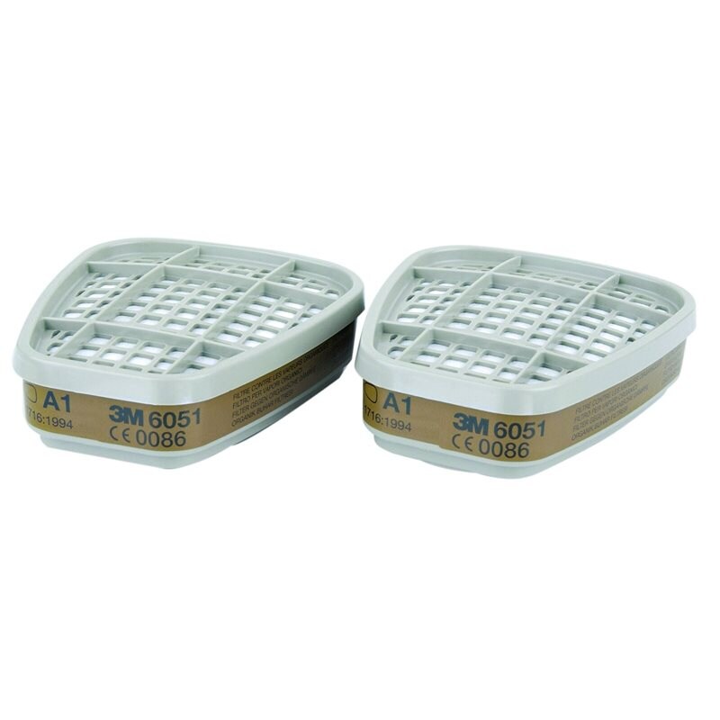 Product Image for Filter till hel- & halvmask, mot gas och ånga, ABEK1, 6059