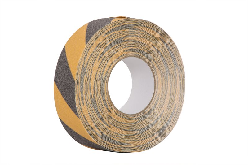 Product Image for Halkskyddstejp Universal, gul/svart,  50 mm x 20 m