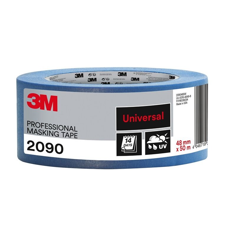 Product Image for Maskeringstejp 2090, blå papper, 18 mm x 50 m