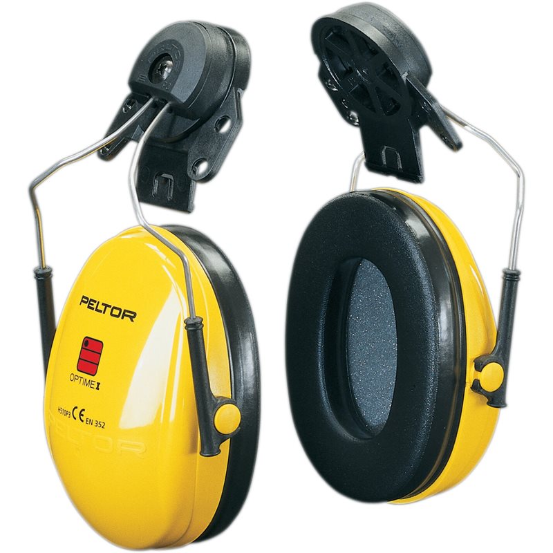 Product Image for Hörselkåpa Optime I/H51093E, hjälmmontage, gul