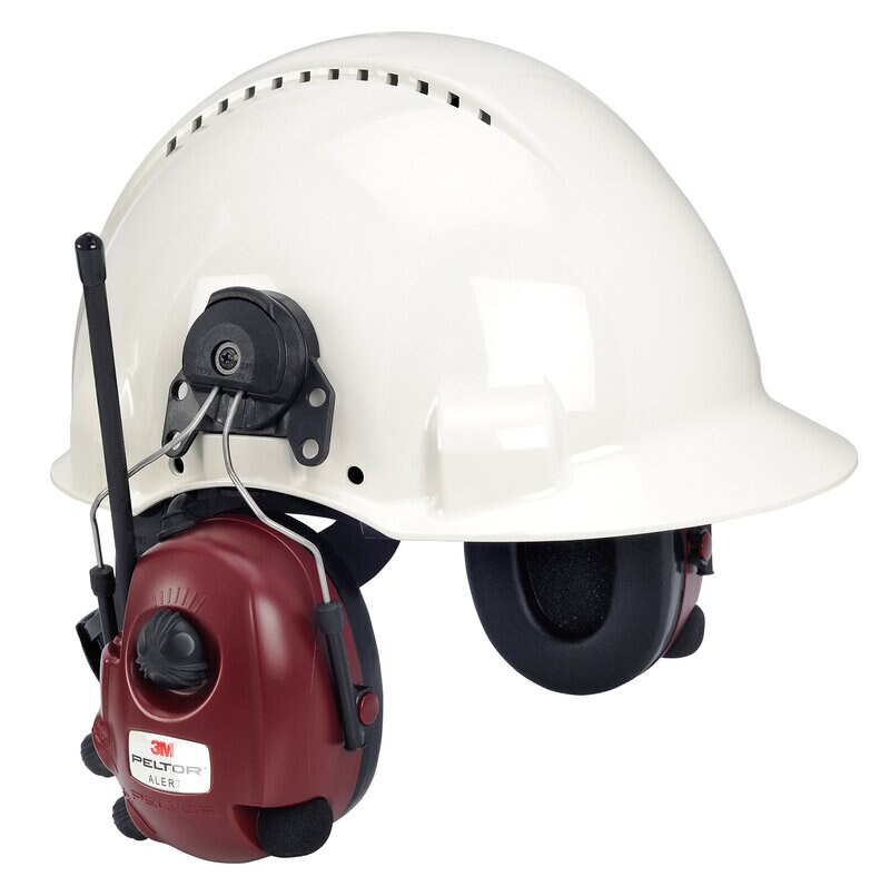 Product Image for Hörselkåpa ALERT med hjälmfäste & FM-radio, 30 dB, M2RX7P3E2-01