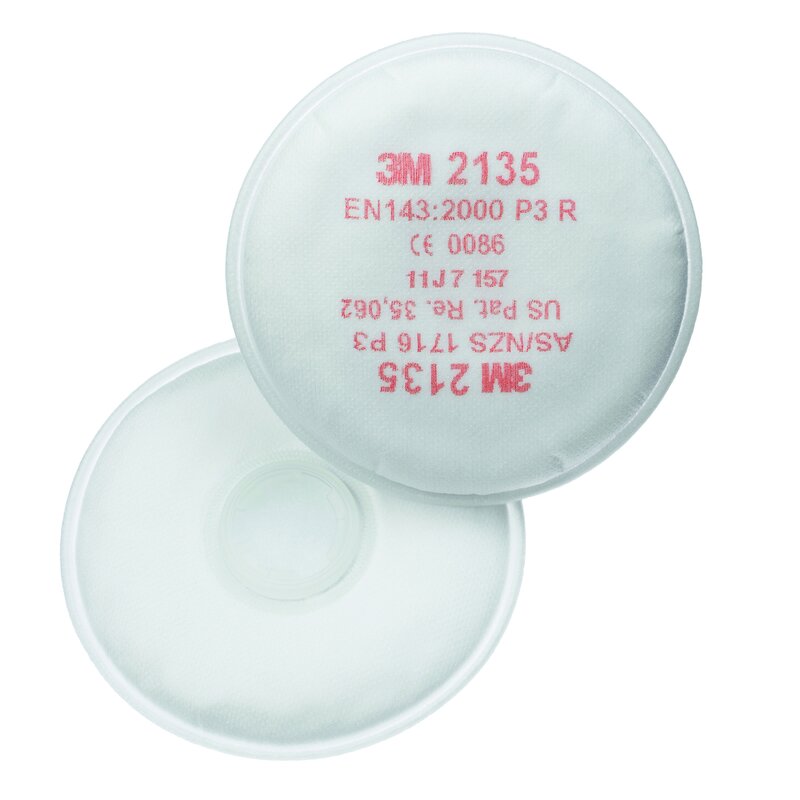 Product Image for Partikelfilter, P2 R, 2125 till andningsskydd, 10XHGV mot fina partiklar