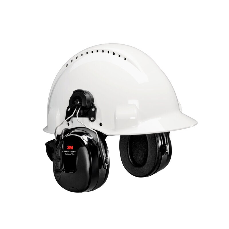 Product Image for Hörselkåpa WorkTunes Pro FM med hjälmfäste, 31 dB, HRXS220P3E