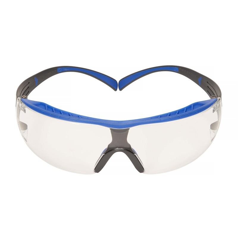 Product Image for Skyddsglasögon SecureFit 400, klar lins med reptålig anti-fog-beläggning, blå/grå båge, SF401XSGAF-BLU-EU
