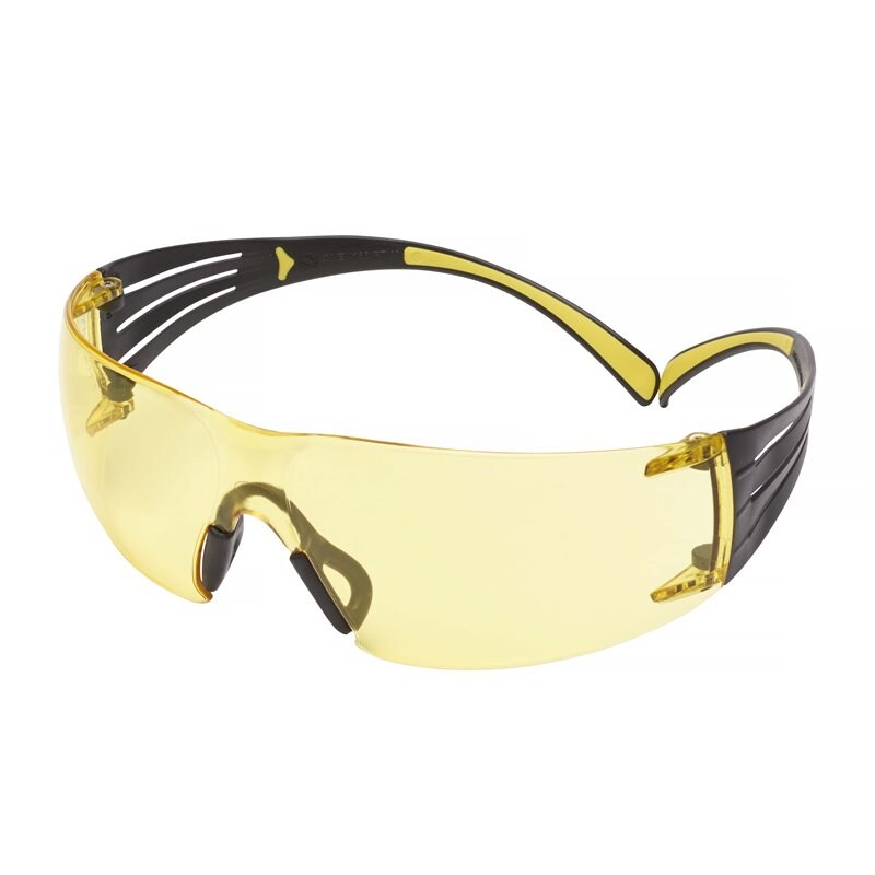Product Image for Skyddsglasögon SecureFit 400, gul lins med reptålig anti-fog-beläggning, gul/svart båge, SF403SGAF-YEL-EU