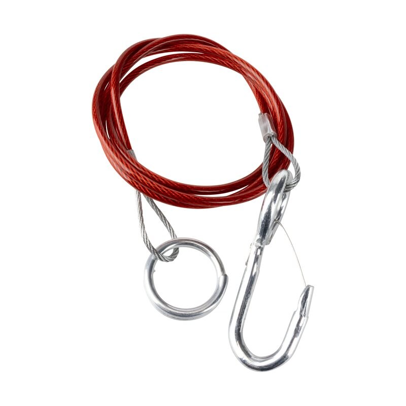Product Image for Säkerhetswire med ring &amp; krok, universal, 1000 mm, 200 kg