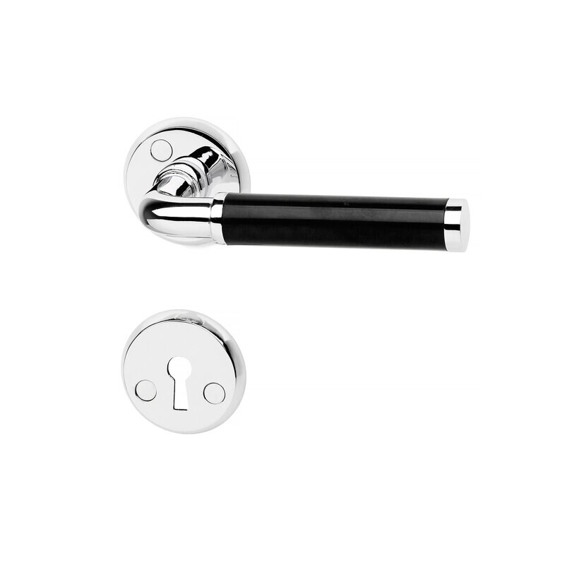 Product Image for Dörrhandtag A383-2991, svart/krom
