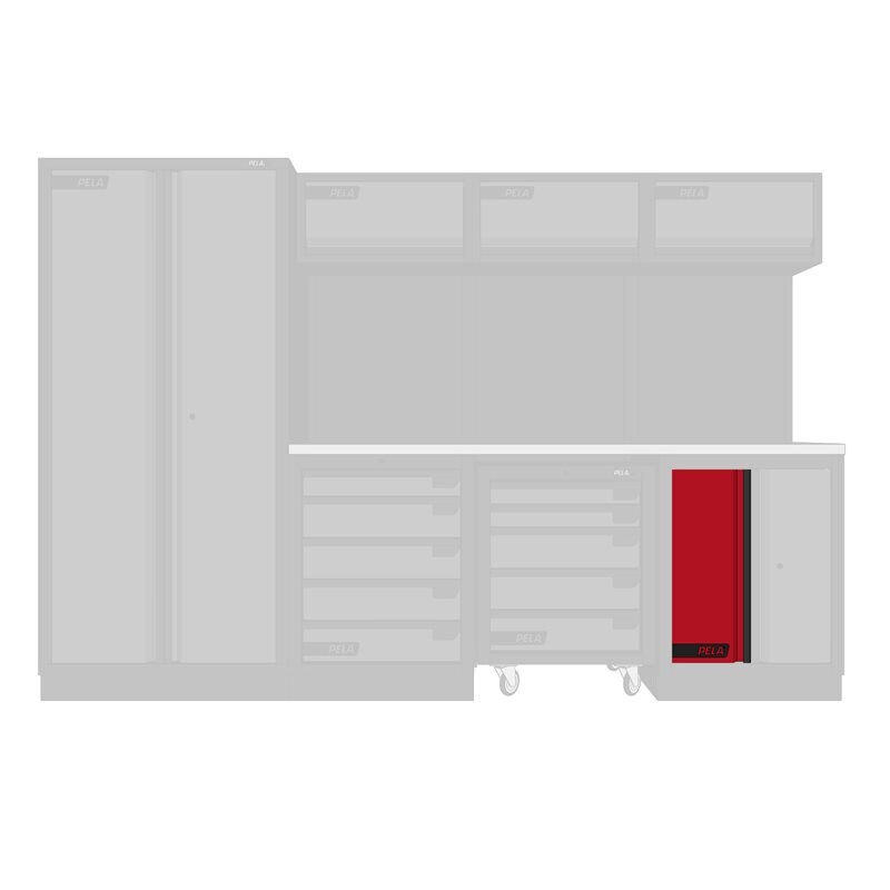 Product Image for Vänster dörr skåphurts till 546214, röd