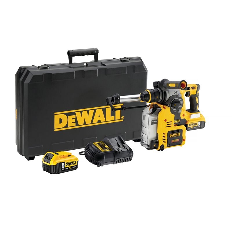 Product Image for Borrhammare 18V, DCH275P2, med batteri & laddare