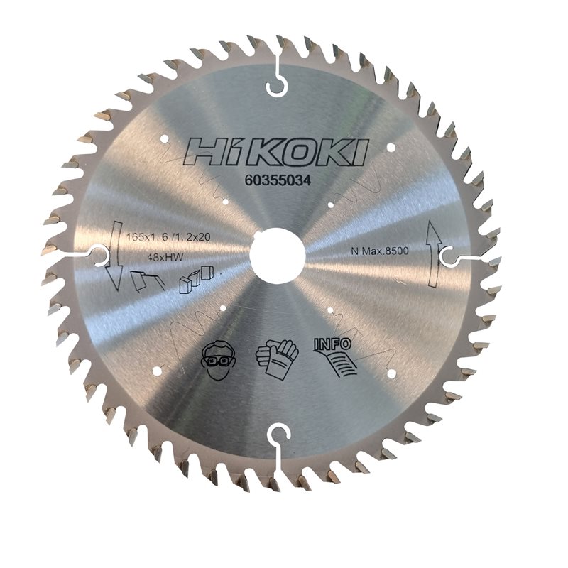 Product Image for Cirkelsågklinga för trä/laminat, 165x1,6x20 mm, 48T
