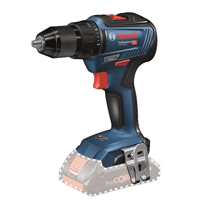 Product Image for Skruvdragare GSR 18V-55, utan batteri & laddare