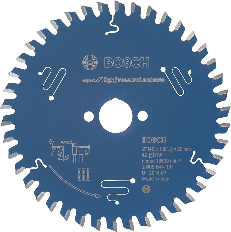Product Image for Cirkelsågklinga för laminat, 42T, 140x20x1,8 mm