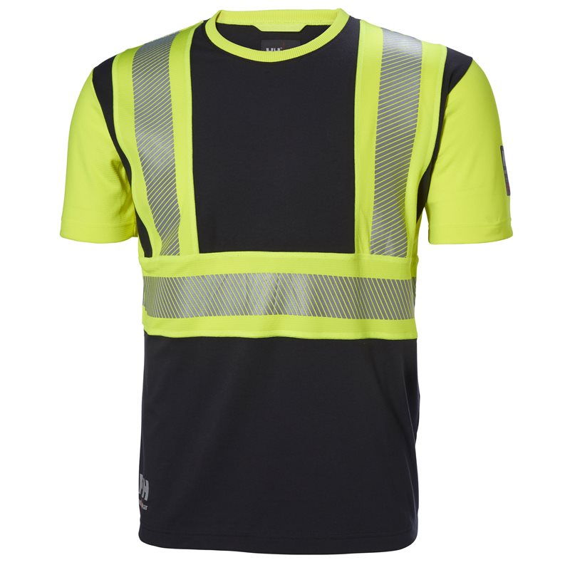 Product Image for T-shirt ICU varsel, klass 1, svart/gul