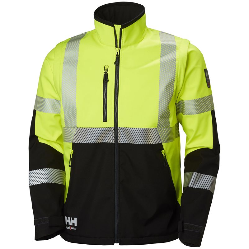 Product Image for Softshelljacka ICU varsel, klass 3, gul