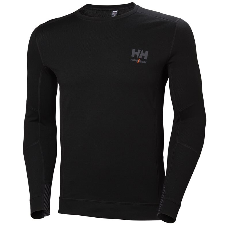 Product Image for Undertröja Lifa merino med rund hals, svart
