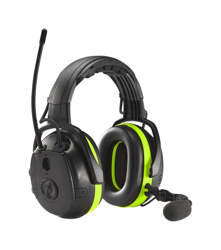 Product Image for Hörselkåpa Synergy, med hjässbygel, Multi-Point, medhörning, Bluetooth & radio