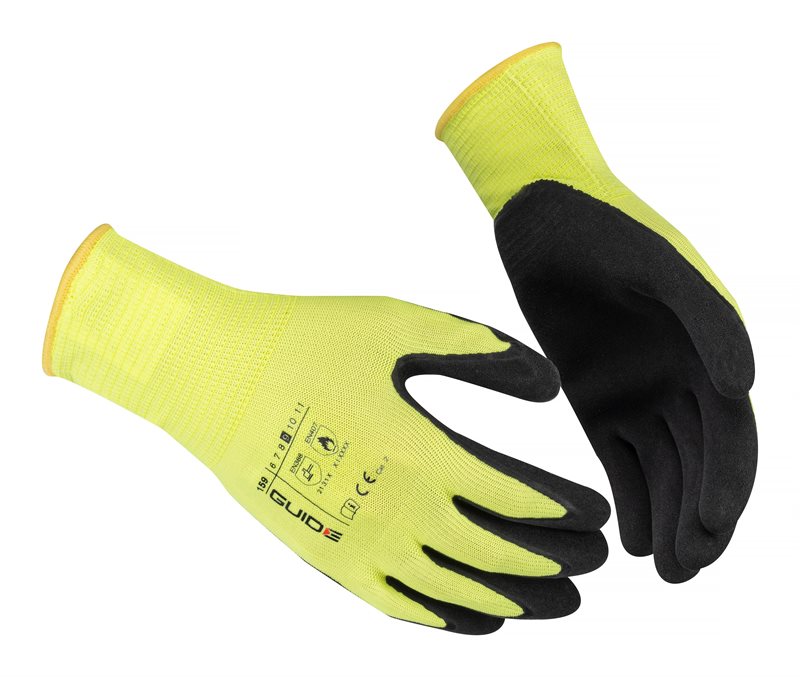 Product Image for Handske 159 HP, latex, Hi-Viz, vattentät, touch
