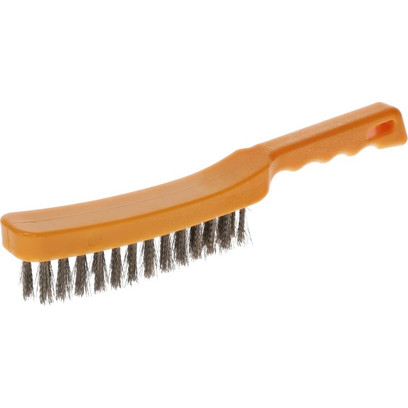 Product Image for Handstålboste 2-rader, plast, rostfri