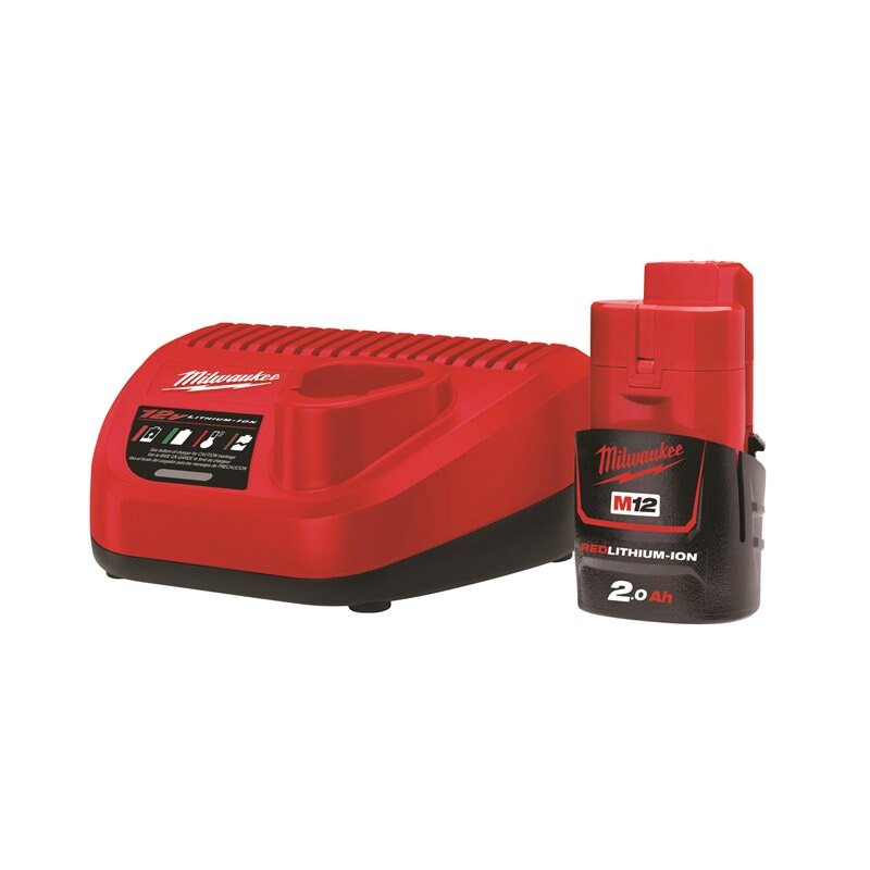 Product Image for Batterikit M12 NRG-201, 2,0Ah batteri & laddare