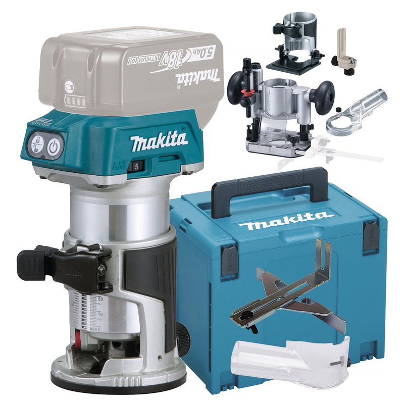 Product Image for Multifräs LXT DRT50ZJX5, 6 & 8 mm, utan batteri & laddare, inkl. Makpac