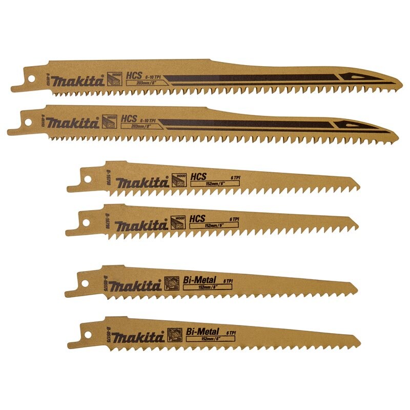 Product Image for Tigersågblad sats för trä & metall, 6 delar
