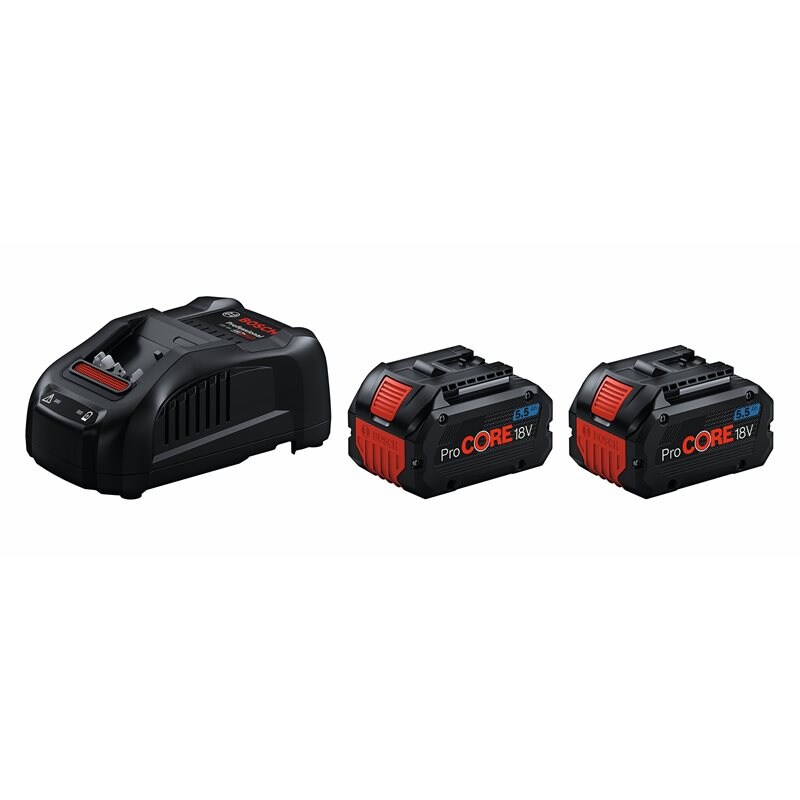 Product Image for Batteriset Procore 18V med 2 st 5,5Ah-batteri & laddare GAL 1880 CV