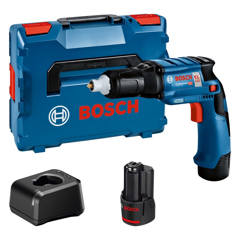 Product Image for Gipsskruvdragare GTB 12V-11 med 2 st 2,0Ah-batterier & laddare i L-BOXX 102