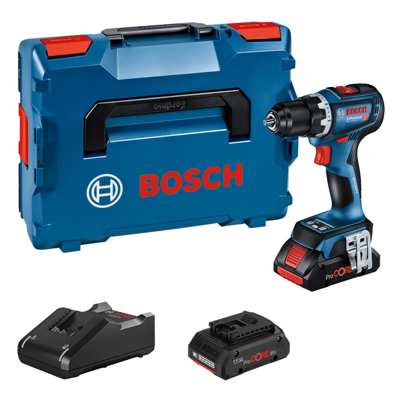 Product Image for Skruvdragare GSR 18V-90 med 2 st 4,0Ah-batterier & laddare i L-BOXX