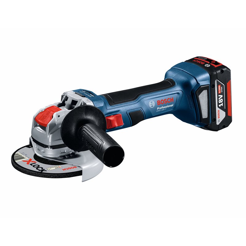 Product Image for Vinkelslip GWX 18V-7, inklusive 2 st 4,0 Ah-batterier, laddare i L-BOXX 136
