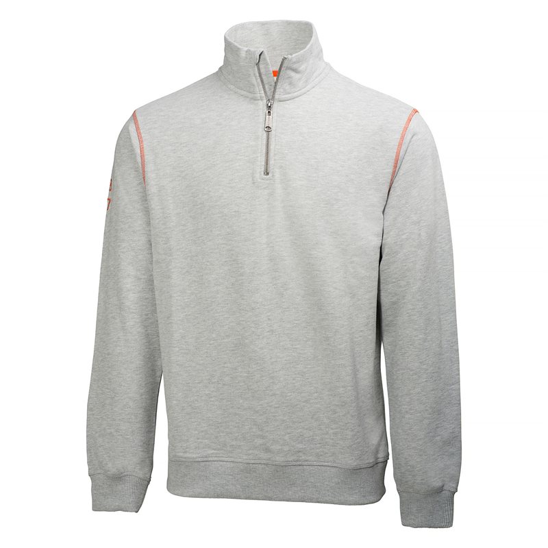 Product Image for Sweatshirt Oxford halvzip grå, strl XL