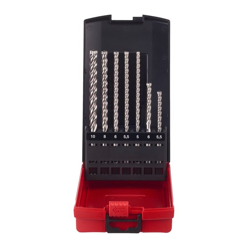 Product Image for Hammarborrset SDS-plus MX4, 7 delar