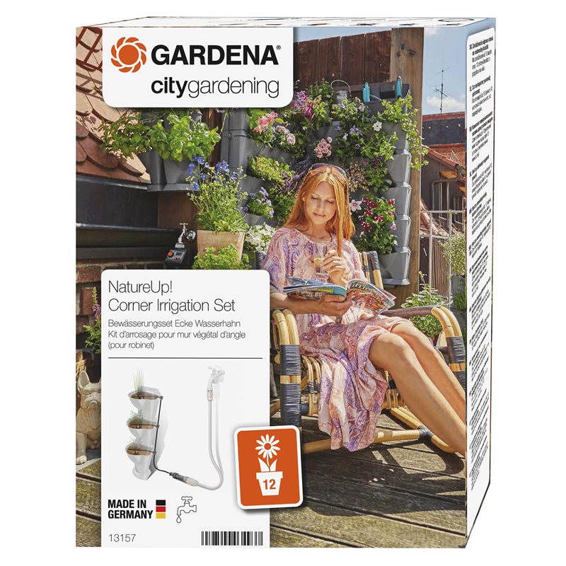 Product Image for NatureUp! Bevattningsset till vertikal växhållare för hörn (för vattenkran)