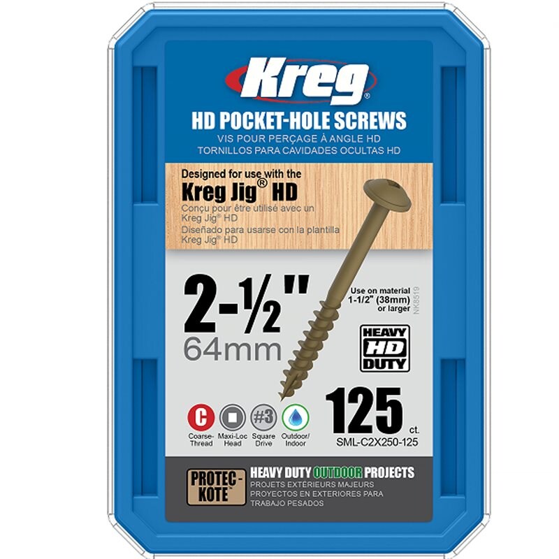 Product Image for Skruv 125-pack 64 mm SML-C2X250-125