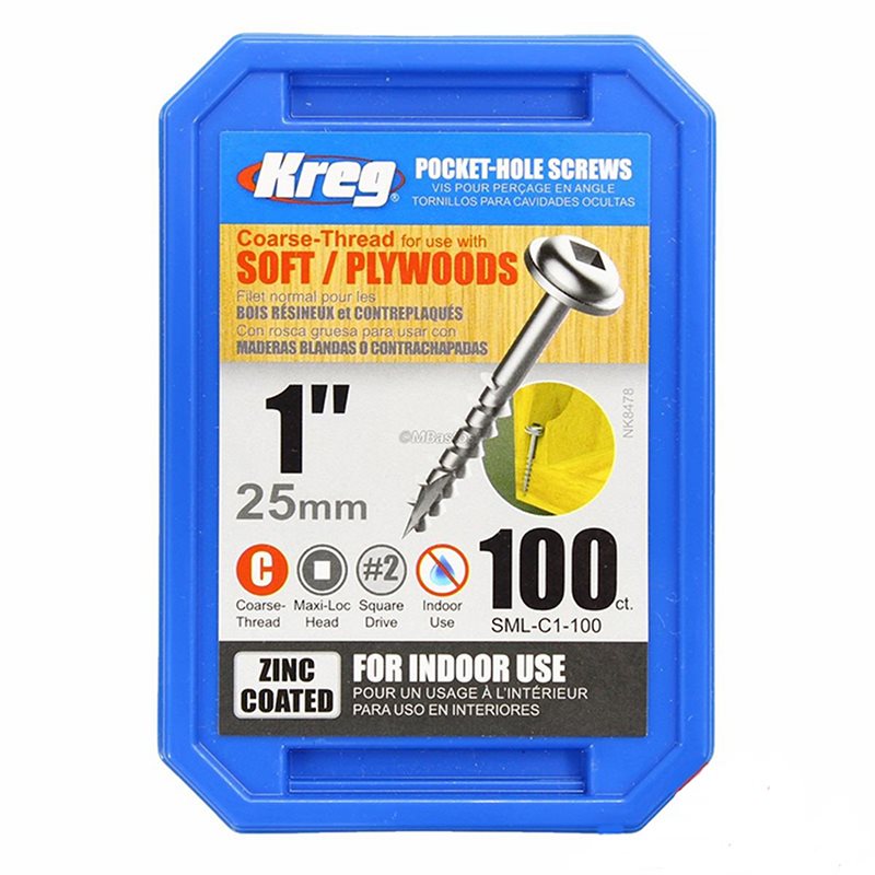 Product Image for Skruv 100-pack 25 mm SML-C1-100