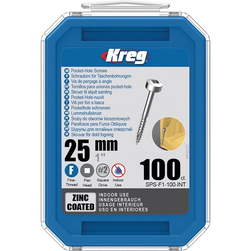 Product Image for Skruv 25 mm, 100-pack Ø. förzinkad, SPS-F1-100