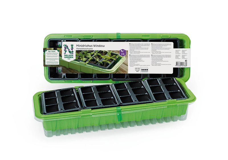Product Image for Minidrivhus med krukkeinnsatser