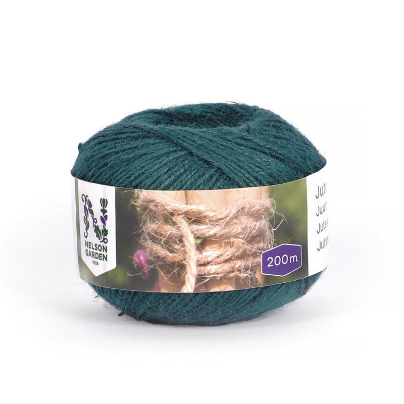 Product Image for Jutesnöre, 200 m, grön